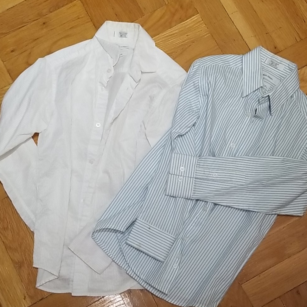 2 Calvin Klein slim fit shirt